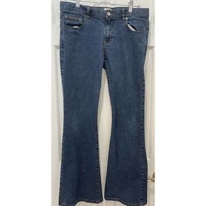 Calvin Klein Jeans Flared Blue Jeans Juniors Size 11 (32x30)